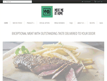 Tablet Screenshot of meatmeathome.com